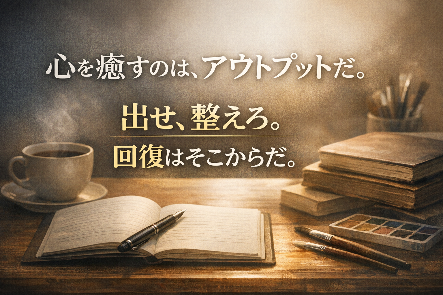 アウトプットが心を癒す理由｜書く・発信するほど心の問題が軽くなる仕組み